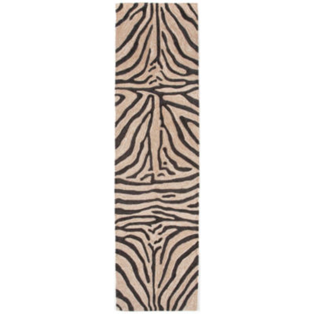 Liora Manne Ravella Zebra Hand Tufted Indoor Outdoor Rectangular Runner