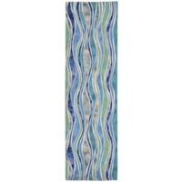 Liora Manne Visions Iii Wave Waves Indoor Outdoor Rectangular Runner