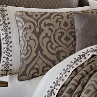 Queen Street Antonia 4-pc. Damask + Scroll Comforter Set