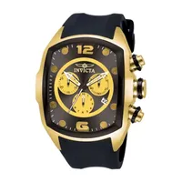 Invicta Lupah Mens Chronograph Black Strap Watch 10067