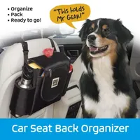 Mobile Dog Gear Car Seat Back Organizer Dog Cat Food Container