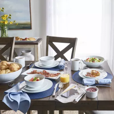 Home Expressions Porcelain 4-pc.Cereal Bowl