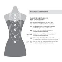 Silver Reflections Pure Over Brass 18-24" Paperclip Chain Necklace