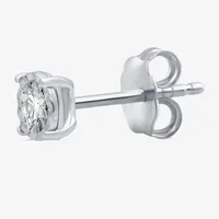 Ever Star (G-H / I1) 1/10 CT. T.W. Lab Grown White Diamond Sterling Silver 4.5mm Round Single Earring