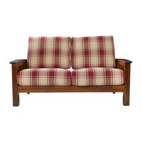 Handy Living Omaha Track-Arm Upholstered Loveseat