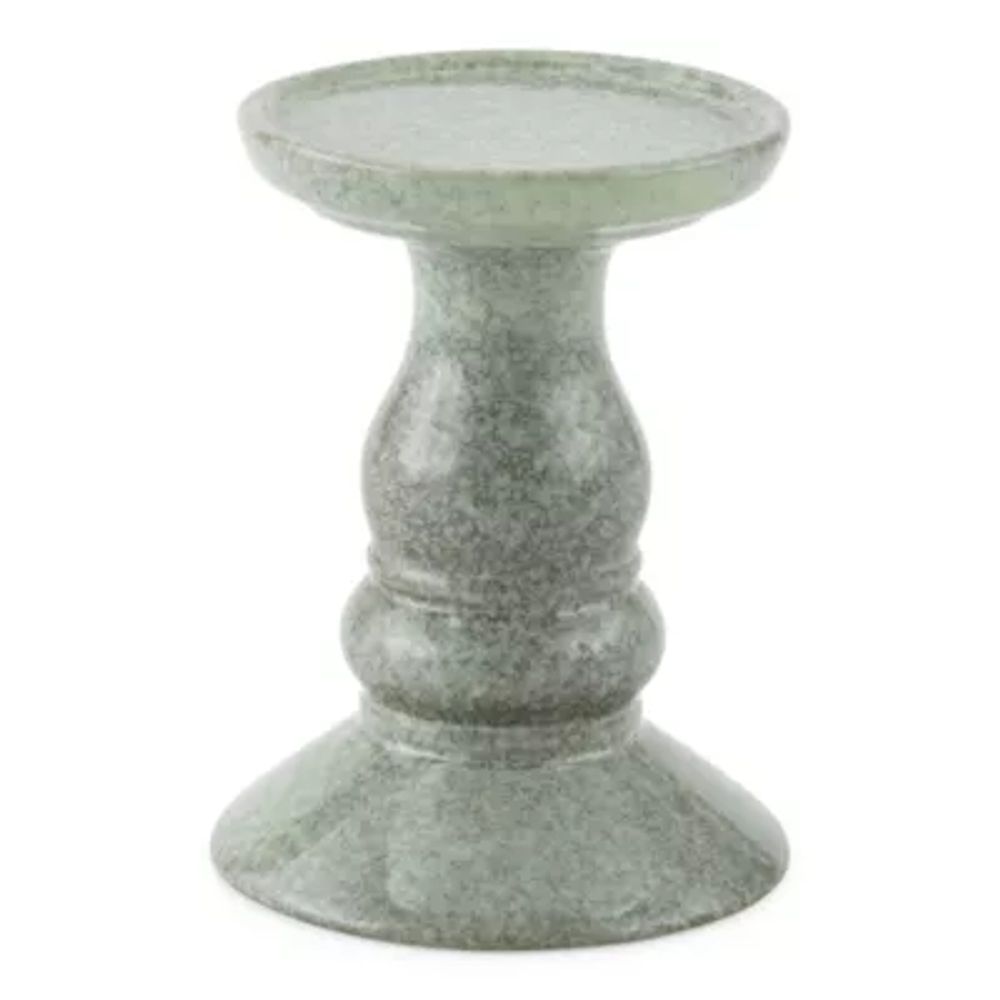 Linden Street Ceramic Pillar Candle Holder Collection