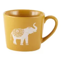 Distant Lands Elephant Stoneware Coffee Mug