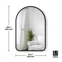 Umbra Hub Arched 24x36 Wall Mount Wall Mirror