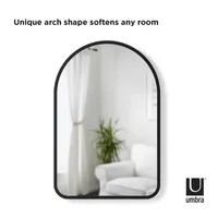 Umbra Hub Arched 24x36 Wall Mount Wall Mirror