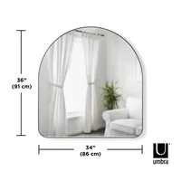 Hubba Arched Wall Mirror - 36" Height