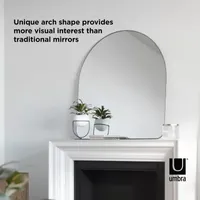 Hubba Arched Wall Mirror - 36" Height