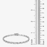 4 1/4 CT. T.W. Cubic Zirconia Sterling Silver Infinity Tennis Bracelet