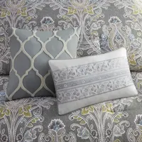 Harbor House Hallie 6-pc. Cotton Damask and Scroll Comforter Set