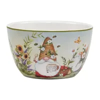 Certified International Garden Gnomes 4-pc. Earthenware Ice Cream Bowl