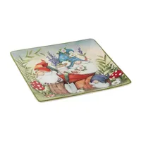 Certified International Garden Gnomes Serving Platter