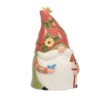 Certified International Garden Gnomes Earthenware Cookie Jar