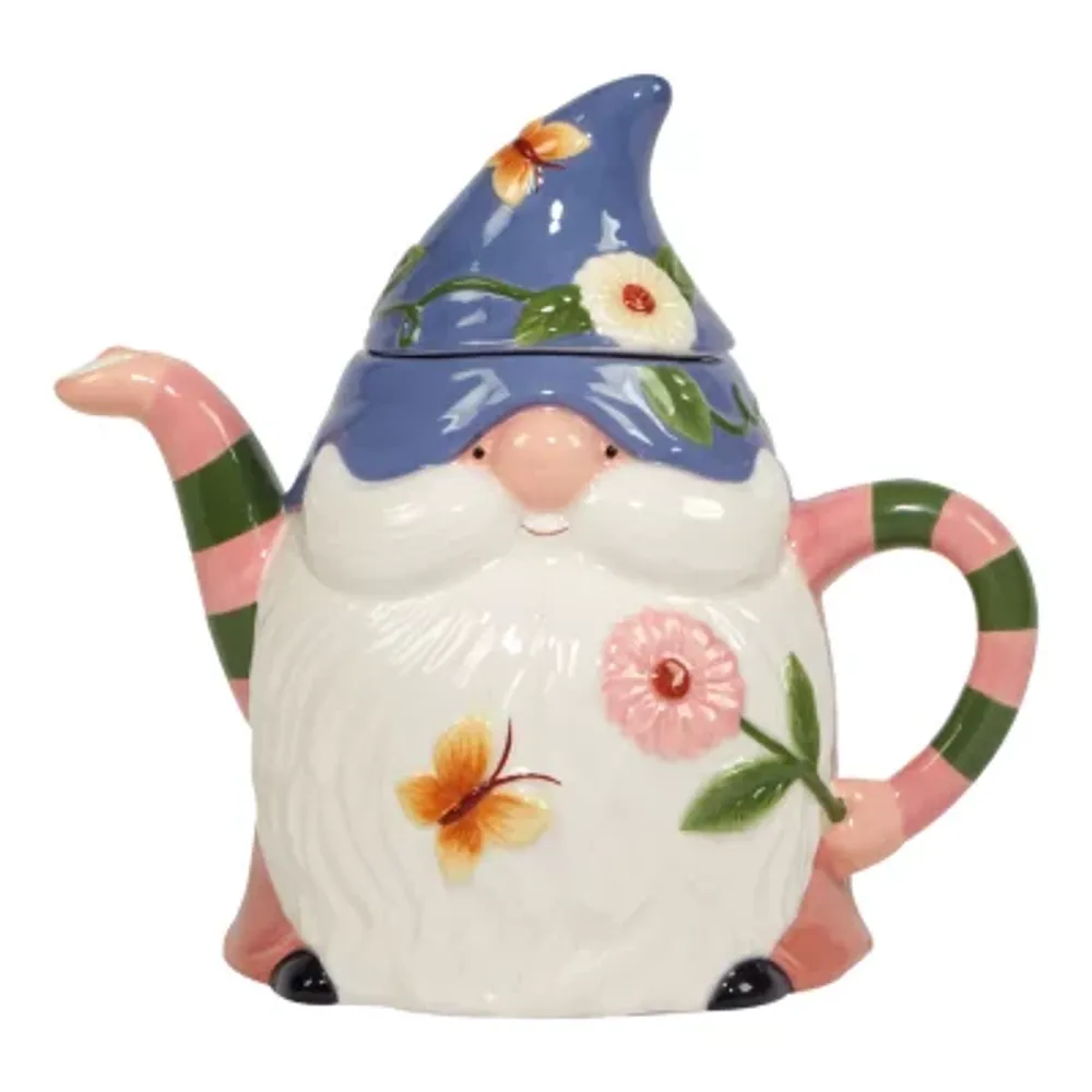 Certified International Garden Gnomes Teapot