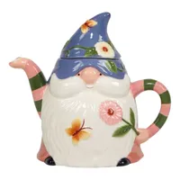 Certified International Garden Gnomes Teapot