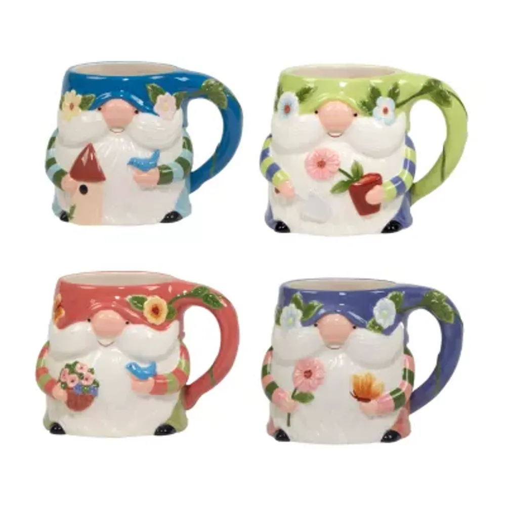 Certified International Garden Gnomes 4-pc. Coffee Mug