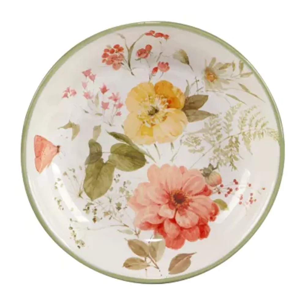 Certified International Nature's Song 4-pc. Earthenware Soup Bowl