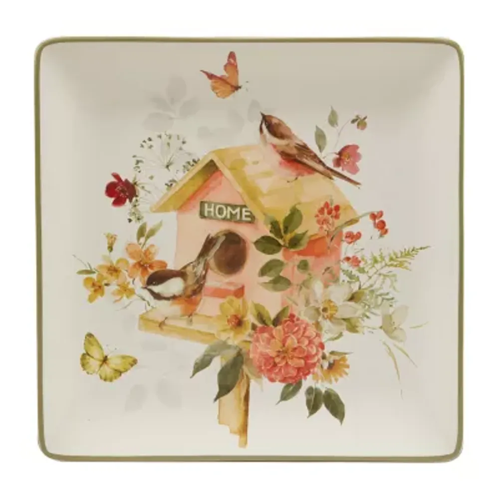 Certified International Nature's Song Earthenware Serving Platter