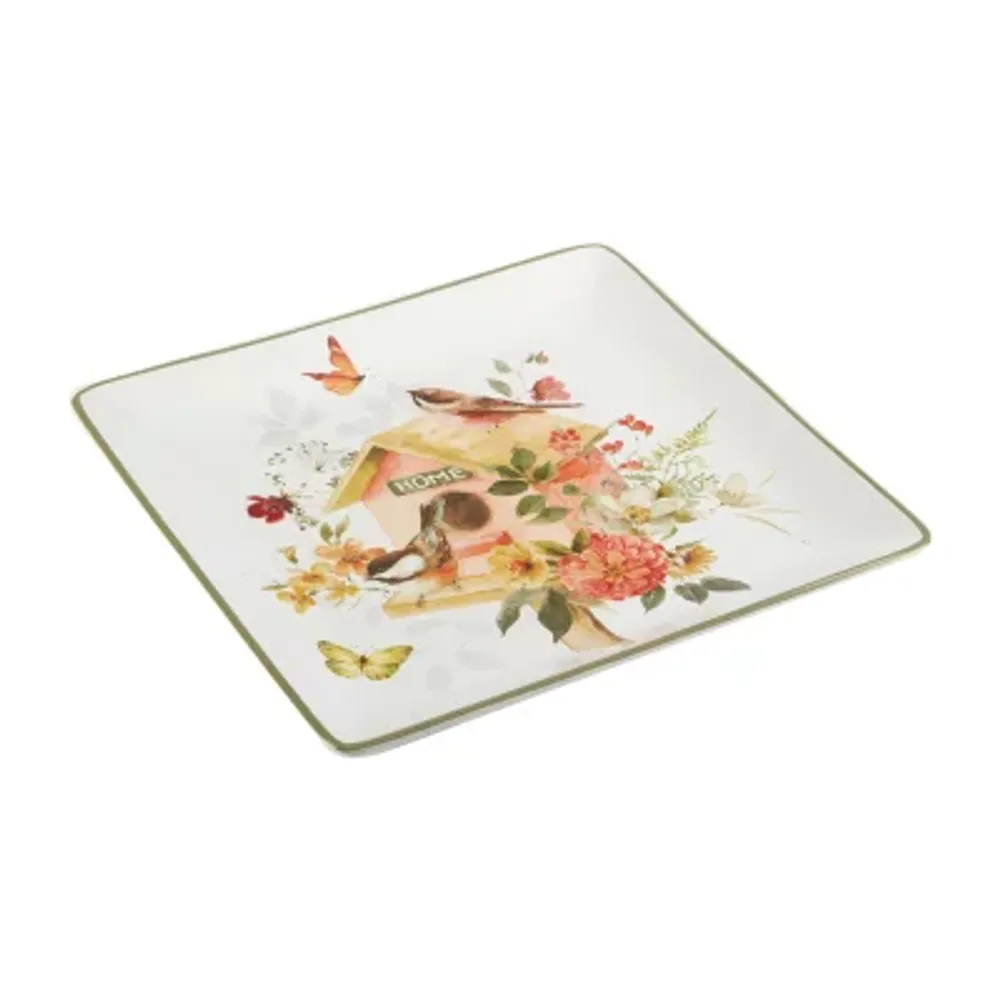 Certified International Nature's Song Earthenware Serving Platter