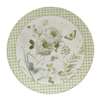 Certified International Green Fields 4-pc. Earthenware Dinner Plate