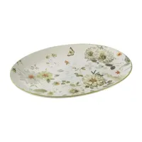 Certified International Green Fields Serving Platter