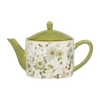 Certified International Green Fields Teapot