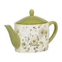 Certified International Green Fields Teapot