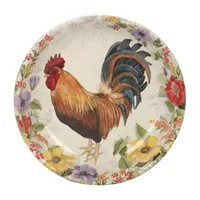 Certified International Floral Rooster 4-pc. Earthenware Soup Bowl