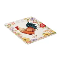 Certified International Floral Rooster Serving Platter