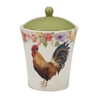 Certified International Floral Rooster 3-pc. Canister