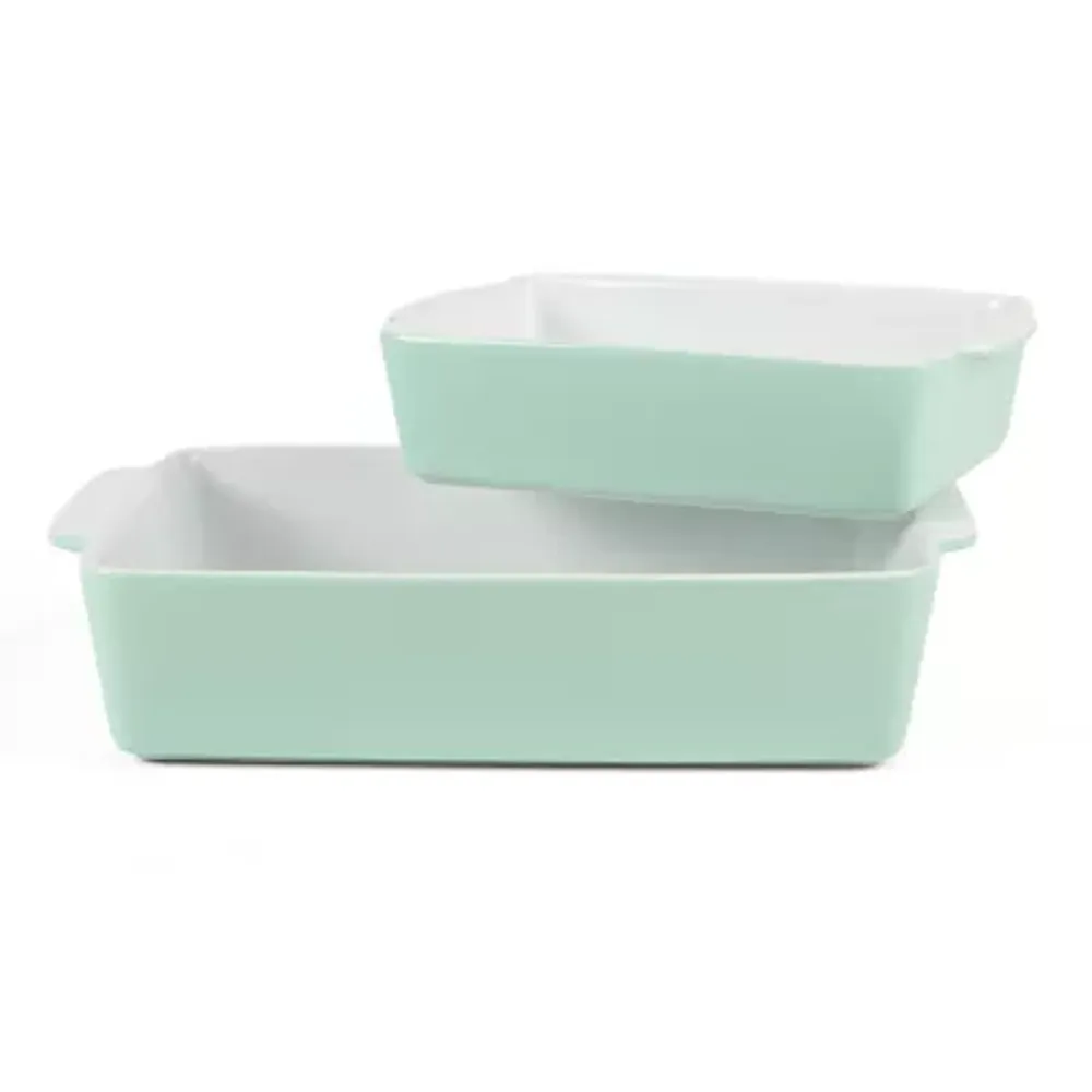 Martha Stewart 2-Piece Stoneware Bakeware Set