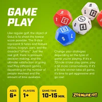 Zobmondo Golo Golf Dice Game Travel Game