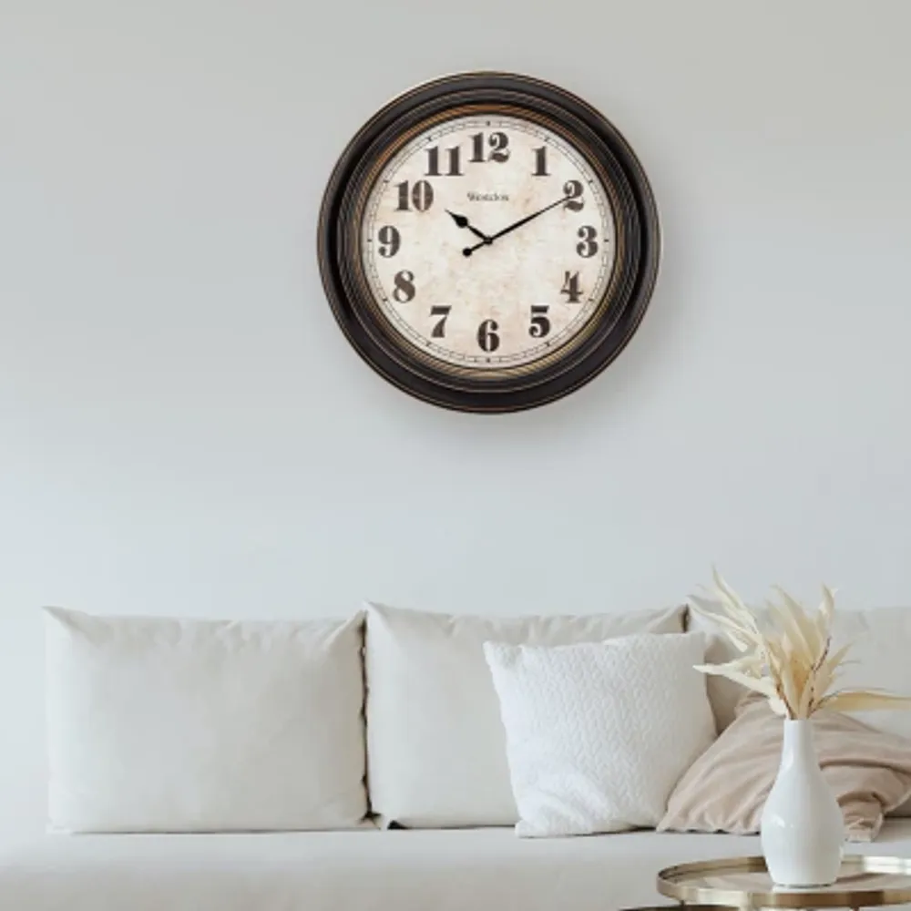 Westclox Round Oversized Classic Wall Clock