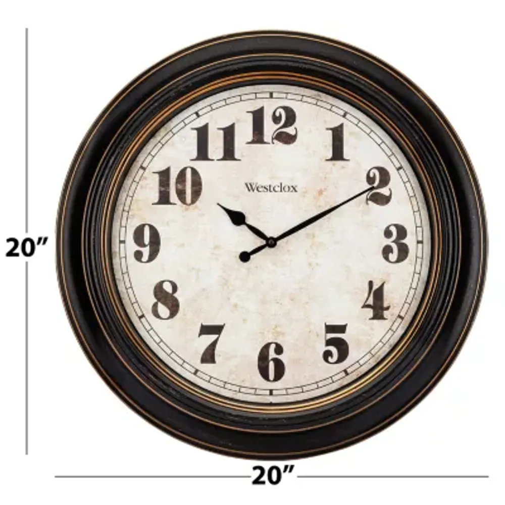 Westclox Round Oversized Classic Wall Clock