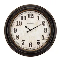 Westclox Round Oversized Classic Wall Clock