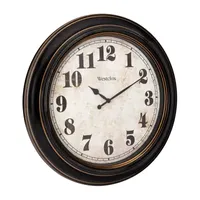 Westclox Round Oversized Classic Wall Clock