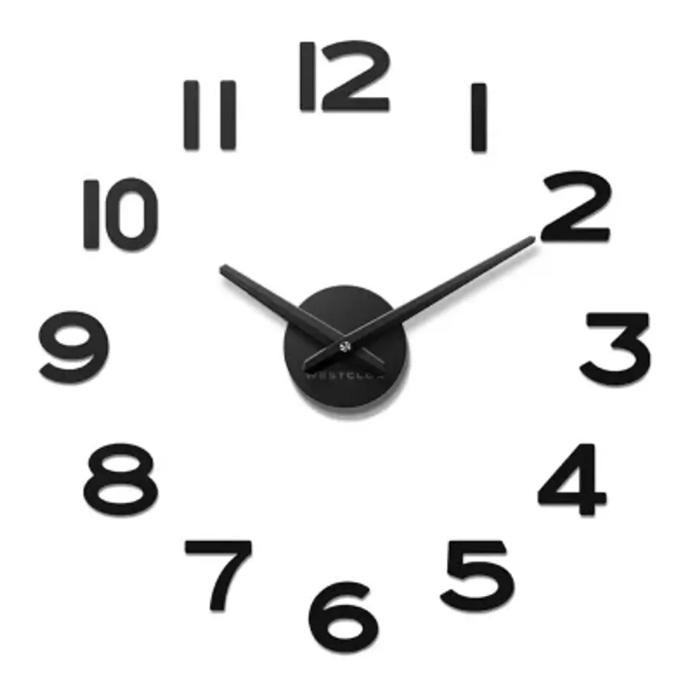 Westclox 20" Floating Numbers Wall Clock