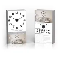 Westclox 20" Floating Numbers Wall Clock