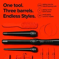 Paul Mitchell Pro Tools Express Ion Unclipped 3-In-1 Curling Iron