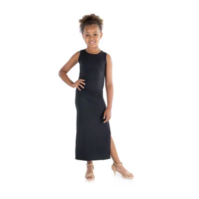 24seven Comfort Apparel Big Girls Sleeveless Maxi Dress