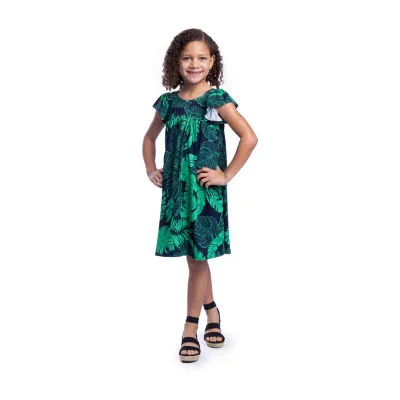 24sevenkid Big Girls Short Sleeve A-Line Dress