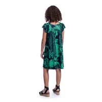 24sevenkid Big Girls Short Sleeve A-Line Dress