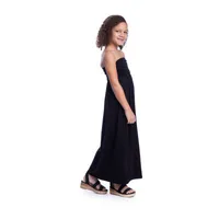 24seven Comfort Apparel Big Girls Sleeveless Maxi Dress