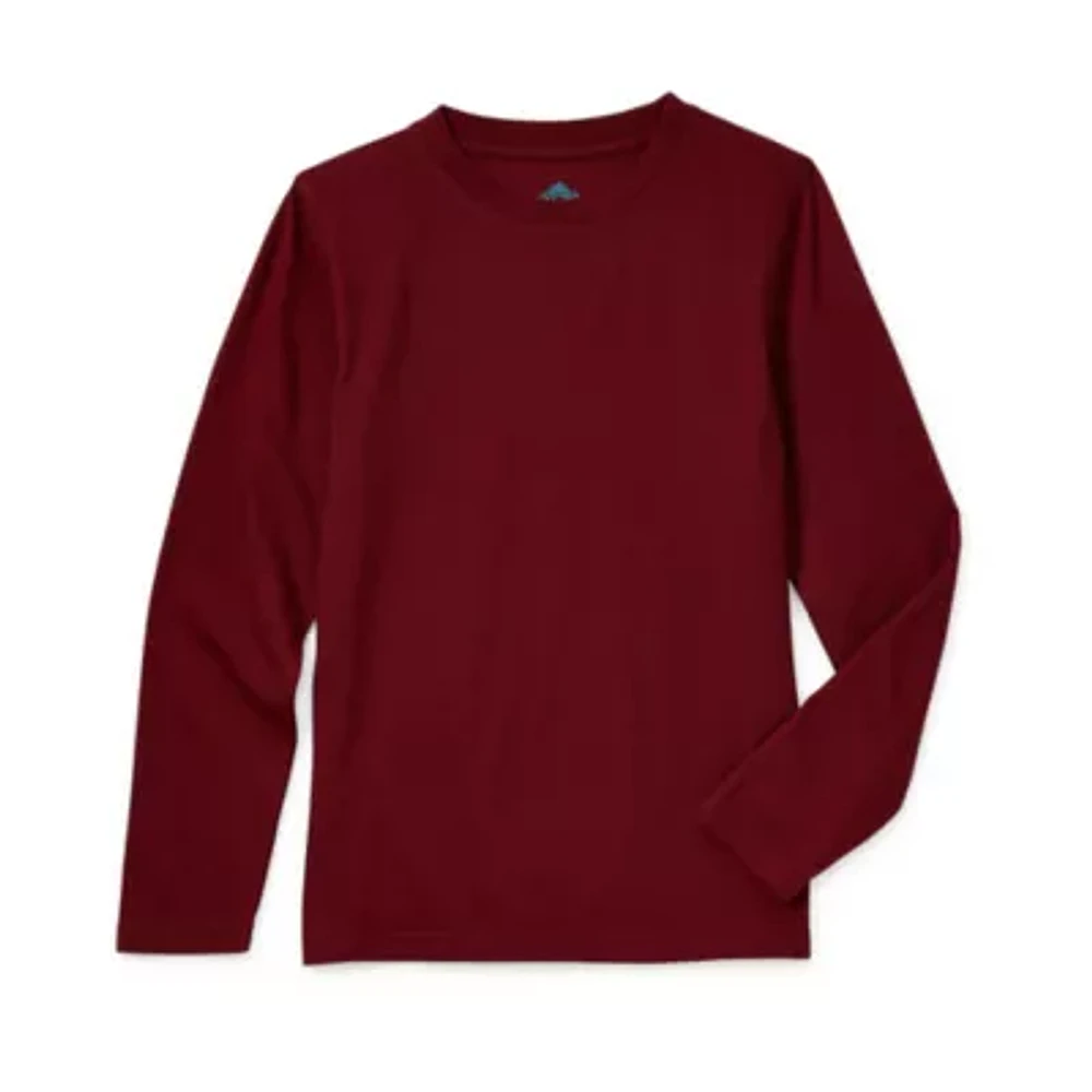 Thereabouts Little & Big Boys Crew Neck Long Sleeve T-Shirt
