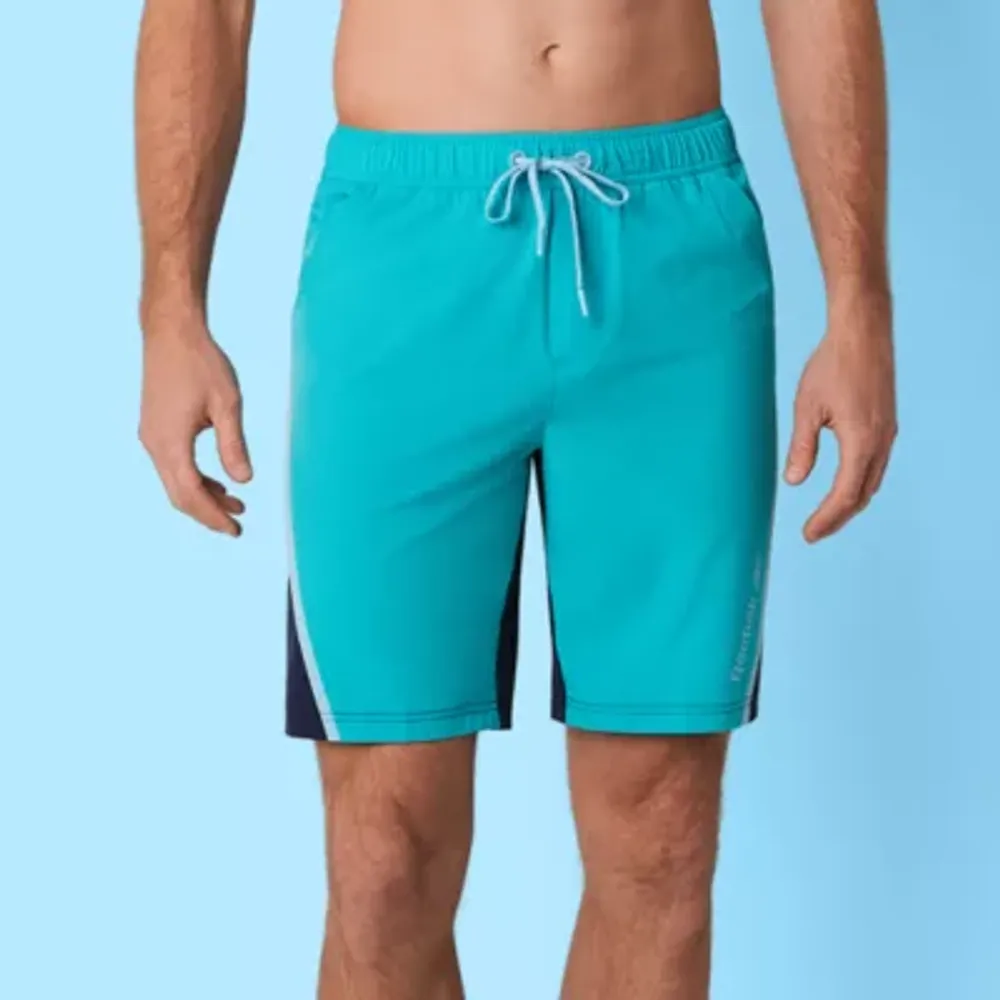 Reebok Mens Drawstring Waist Quick Dry Swim Trunks