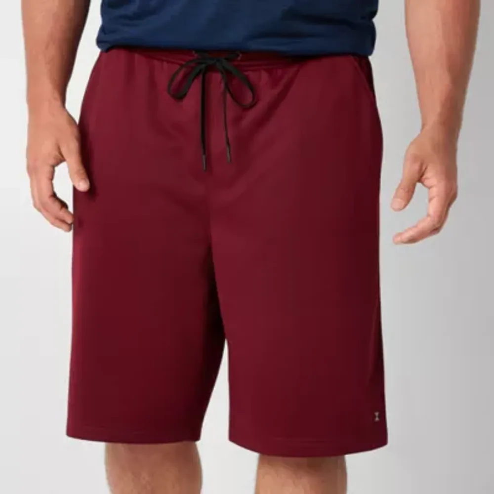 Xersion Performance Fleece 10 Inch Mens Big and Tall Workout Shorts