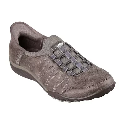 Skechers Hands Free Slip-Ins Womens Breathe-Easy Home-Body Almond Closed Toe Slip-On Shoe